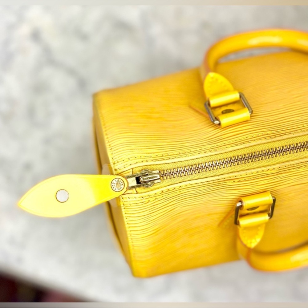 LOUIS VUITTON Epi Speedy 25 Tassili Yellow Leather - Picture 5 of 16